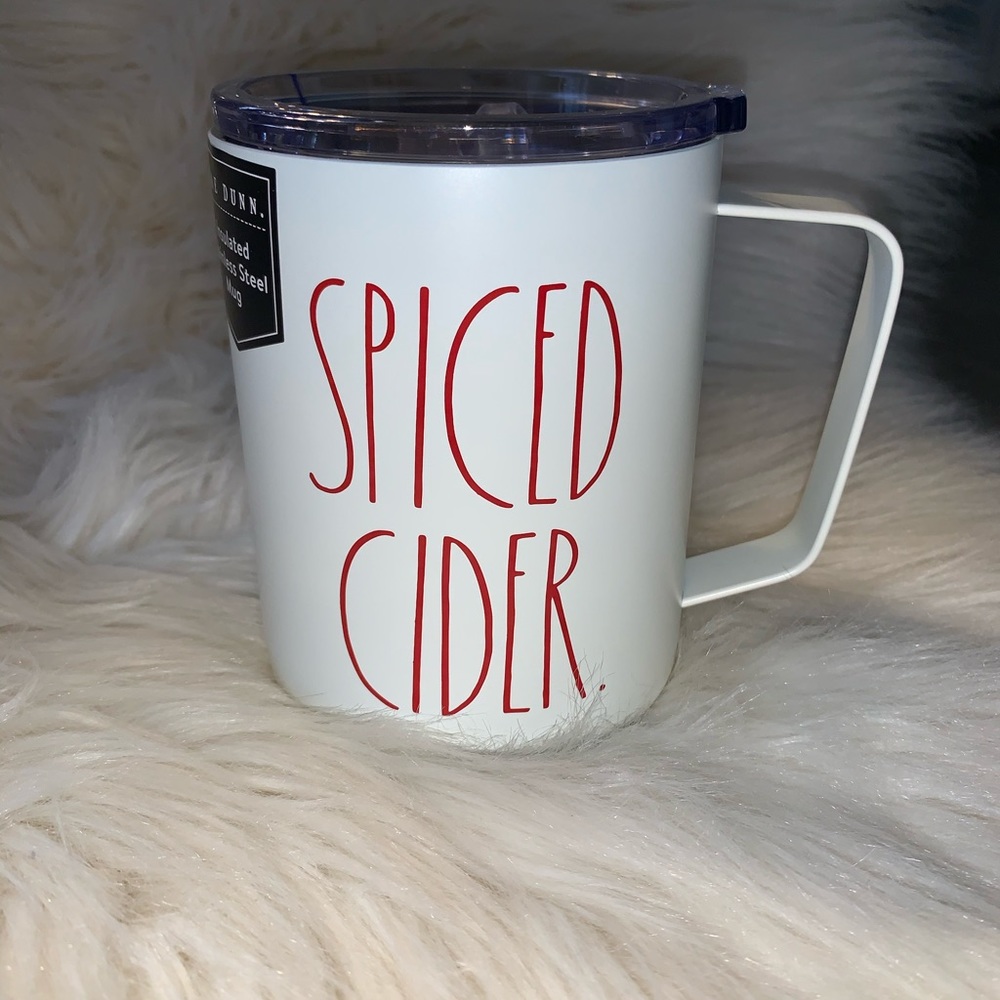 Rae Dunn Spiced Cider Stainless Travel Mug Cup